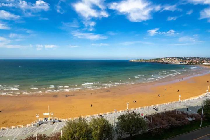 Apartamento Ezcurdia 22 Playa de San Lorenzo primera línea Gijón Exterior foto